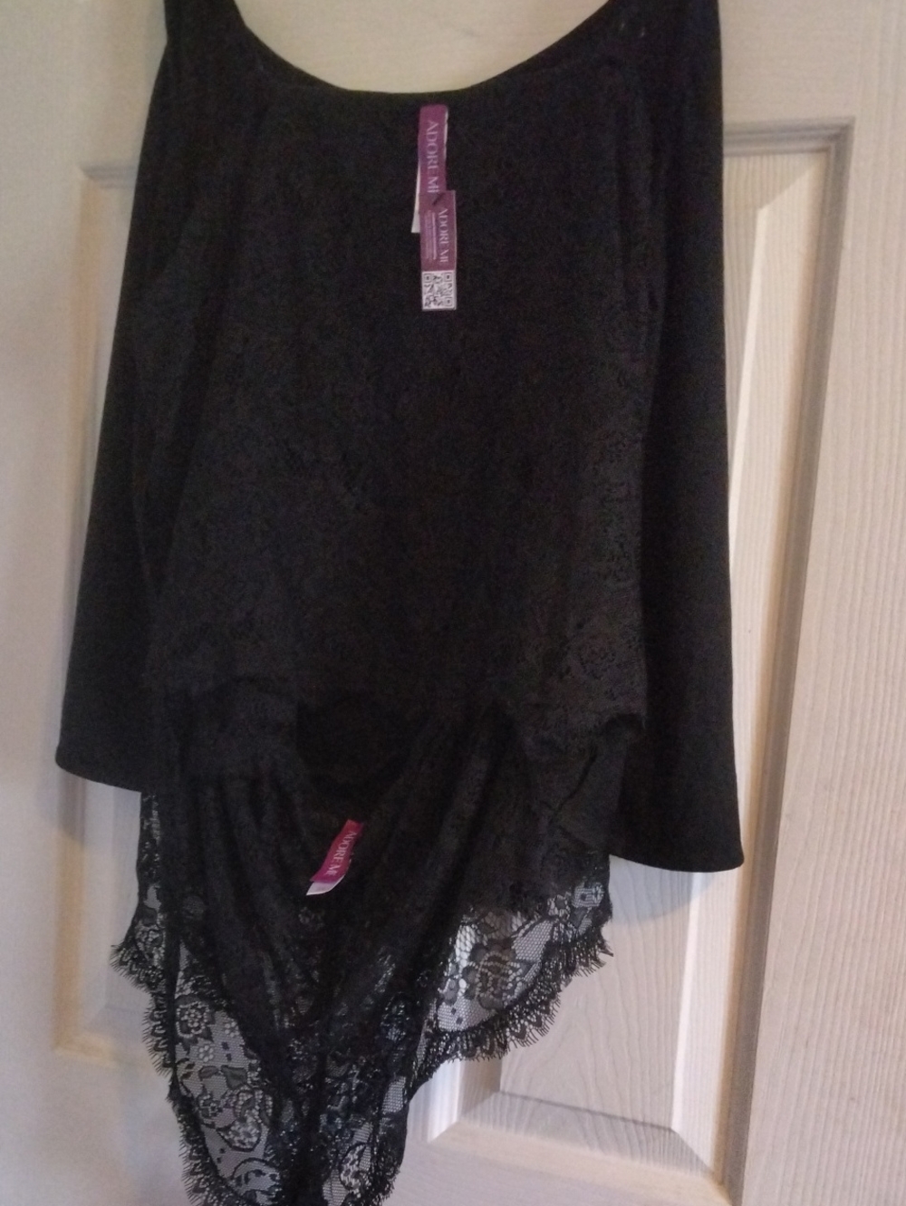 audrey Black Floral Lace V-Neck Camisole